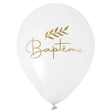 Christening Balloon - Set of 6