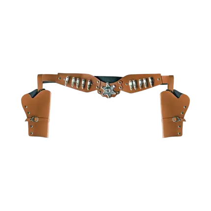 Sheriff double cowboy case - Brown