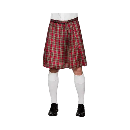 Mr Tartan red tartan skirt kilt