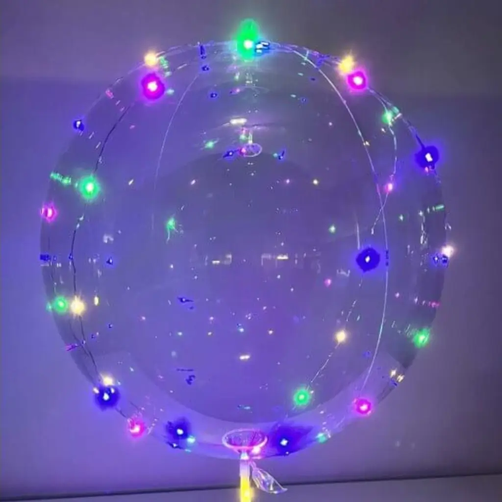 LED bubble ball 40cm (stem + foot)