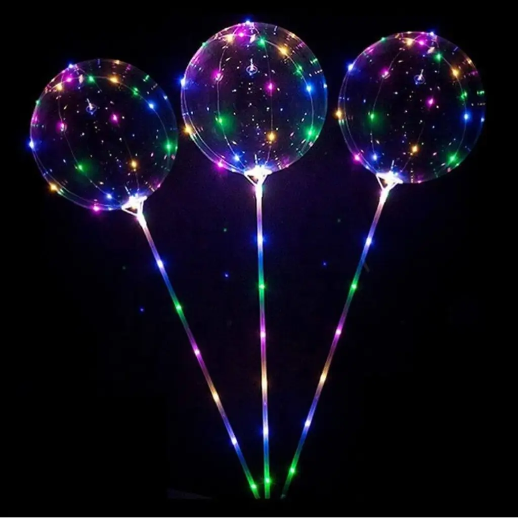 LED bubble ball 40cm (stem + foot)