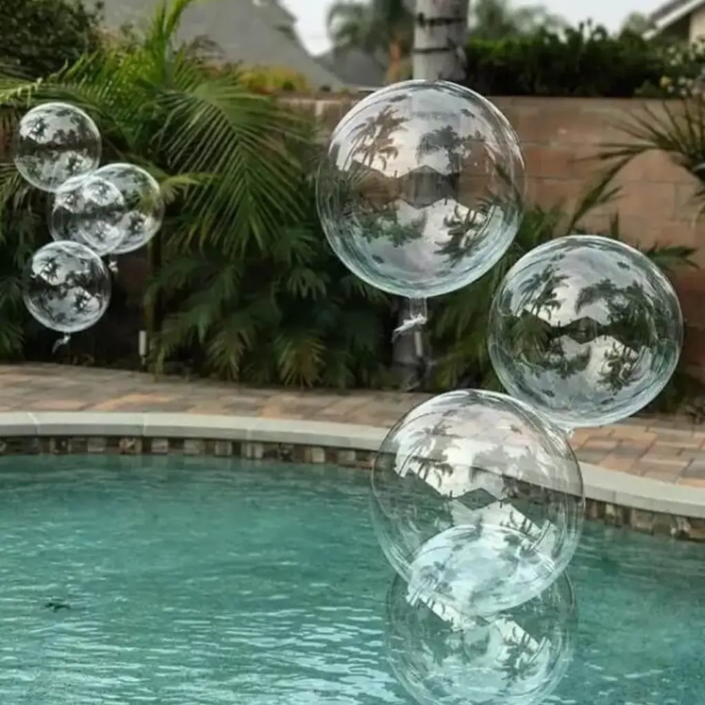 Transparent bubble ball ø45cm - Set of 3