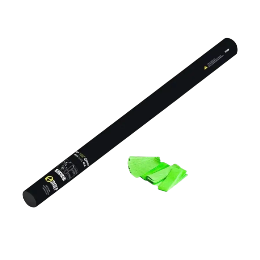 Green manual confetti gun 80cm