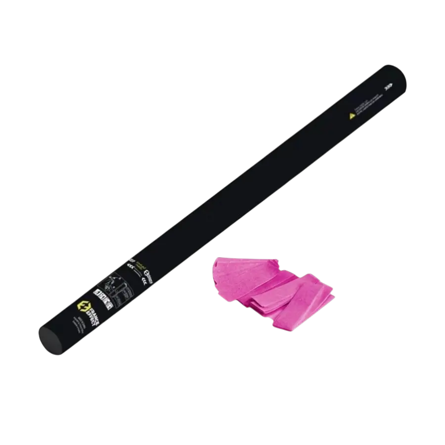Pink manual confetti gun 80cm
