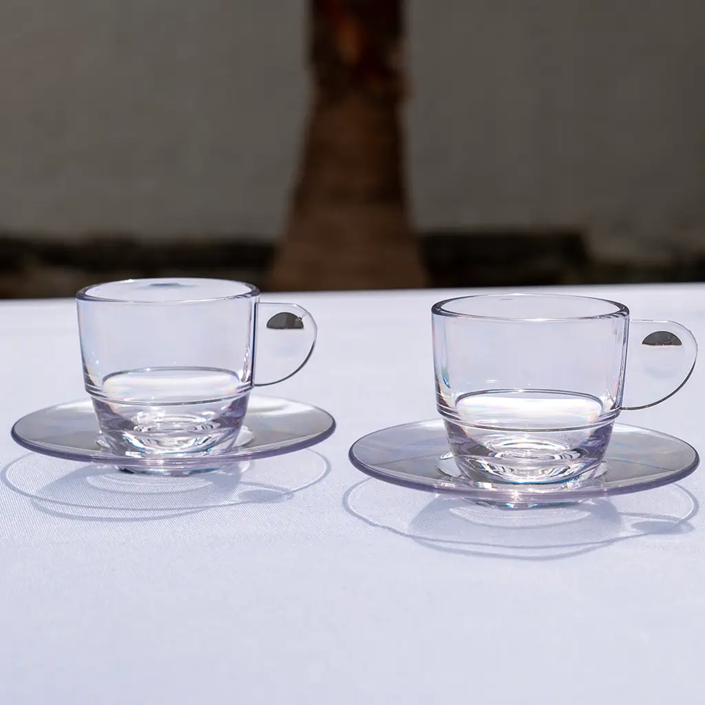 Transparent Coffee Cup 8cl - Set of 6