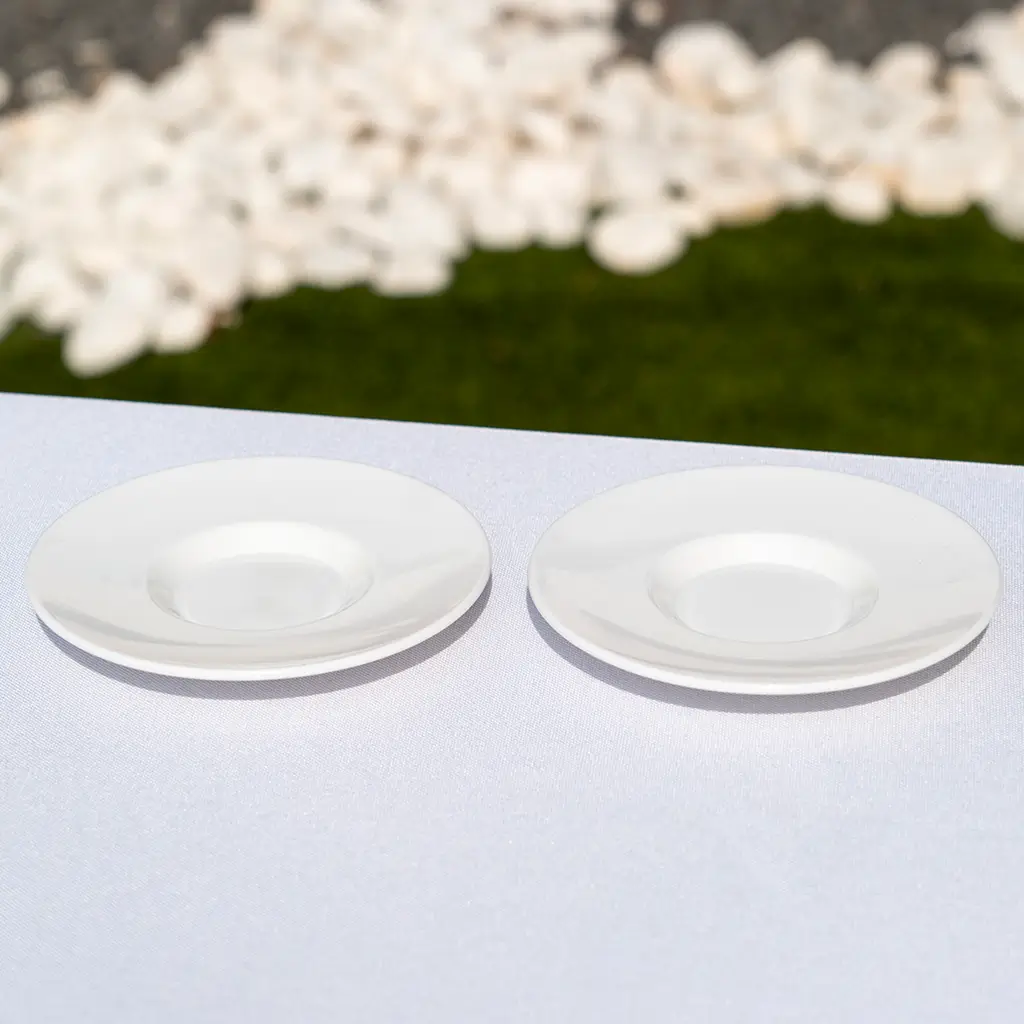 White Coffee saucer ø 10,5cm - Set of 6