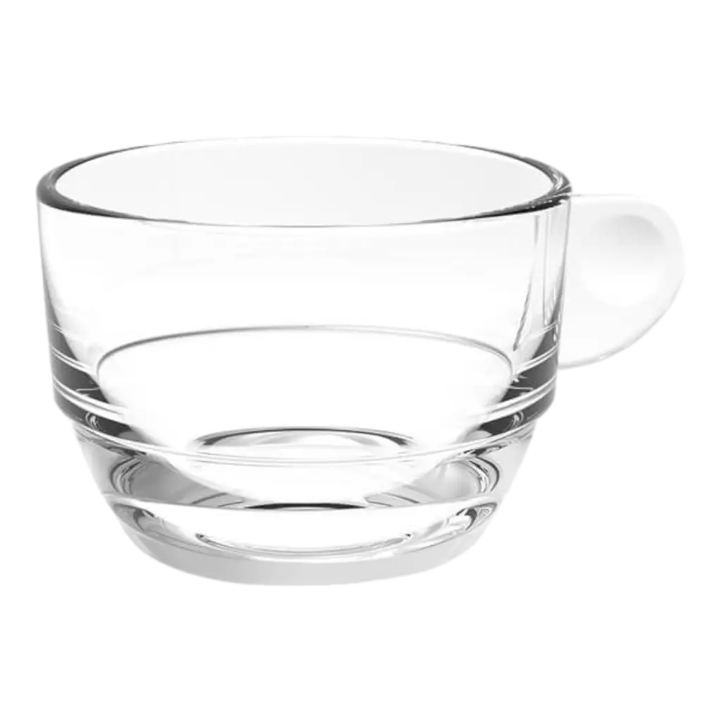 Clear Double Espresso Cup 16.6cl - Set of 6