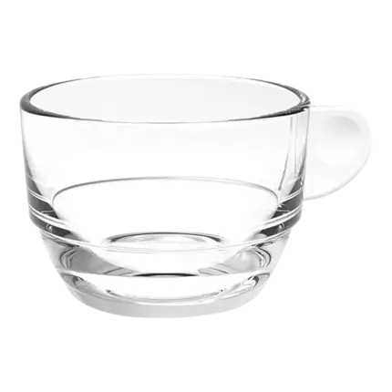 Clear Double Espresso Cup 16.6cl - Set of 6