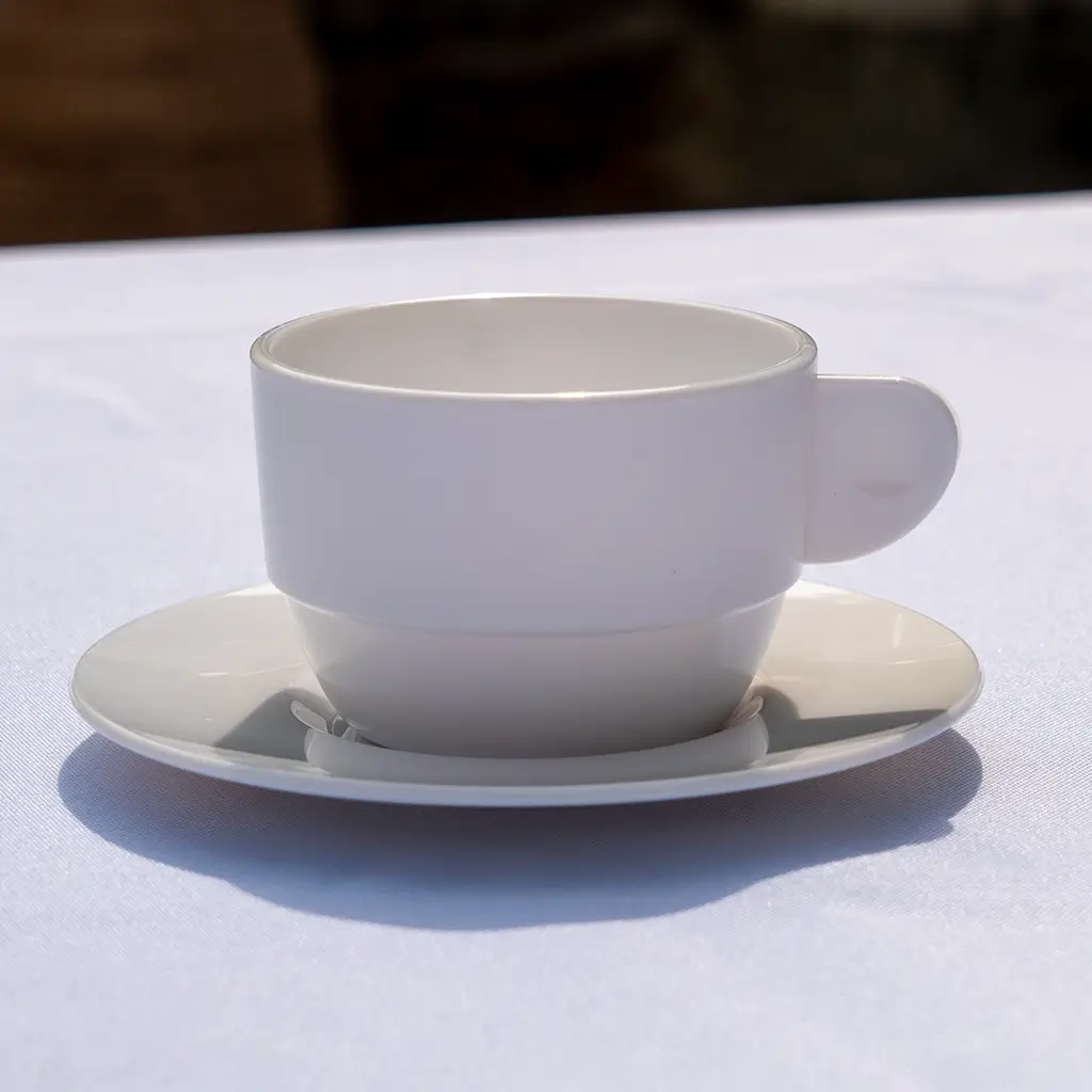 White Double Espresso Cup 16.6cl - Set of 6