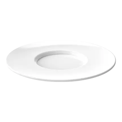 White Double Espresso Coaster ø 13cm - Set of 6