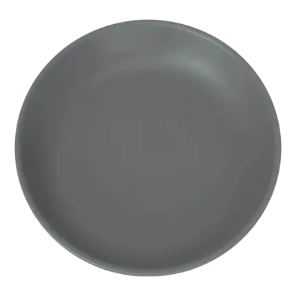 Unbreakable Charcoal Grey Dinner Plate ø 21cm