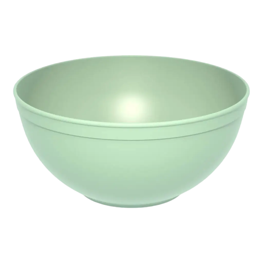 Unbreakable PP mineral salad bowl Pastel green ø 20cm