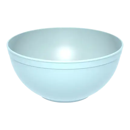 Unbreakable PP Pastel Blue Mineral Salad Bowl ø 20cm
