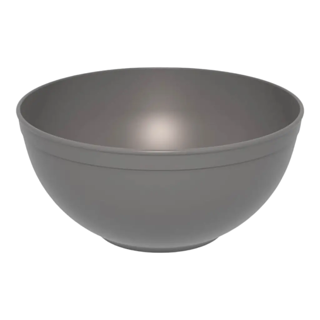 Unbreakable PP mineral salad bowl Anthracite Grey ø 20cm