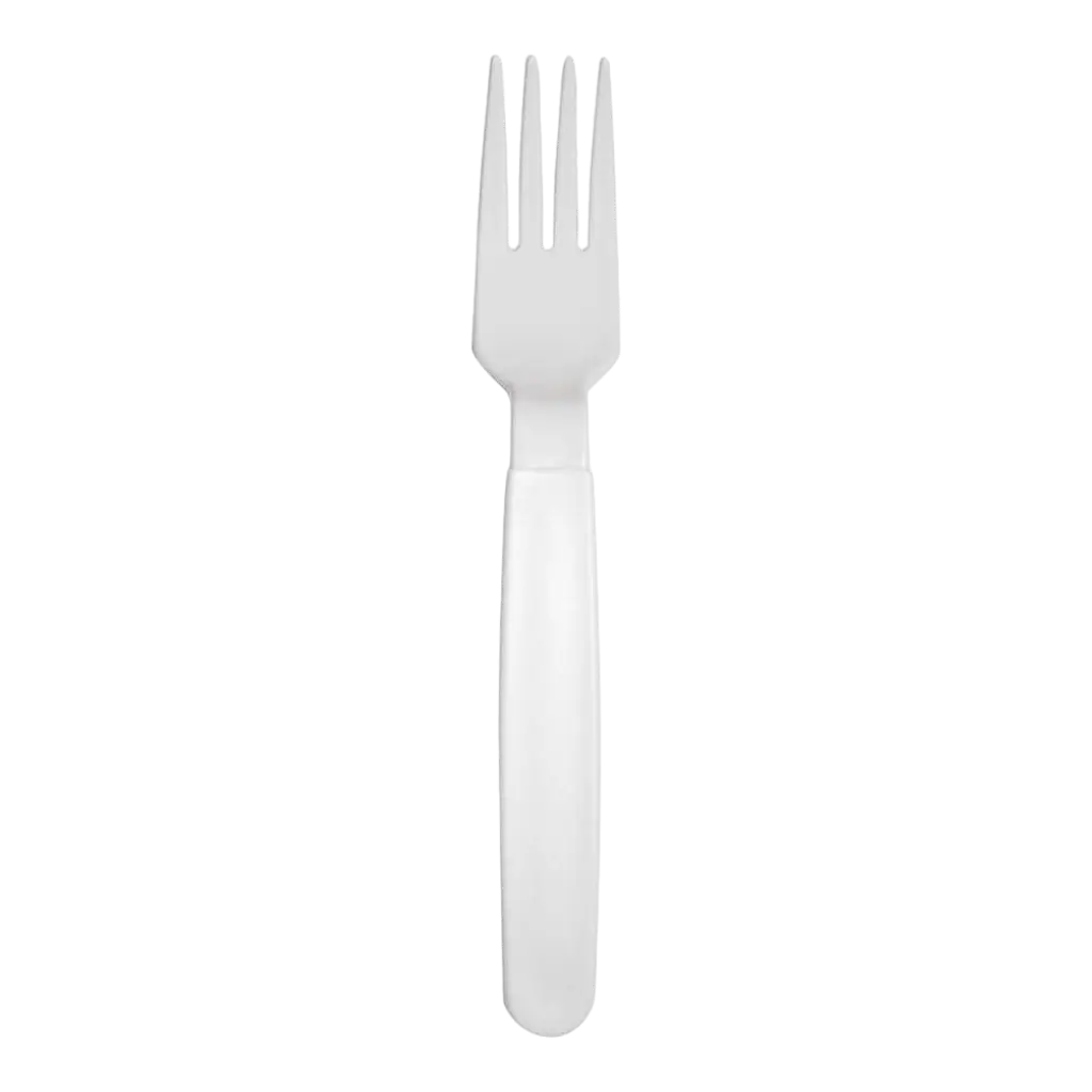 Unbreakable fork PP White - Set of 6