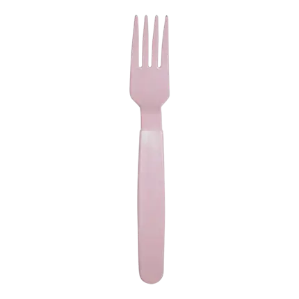 Unbreakable PP Pastel Pink Fork - Set of 6