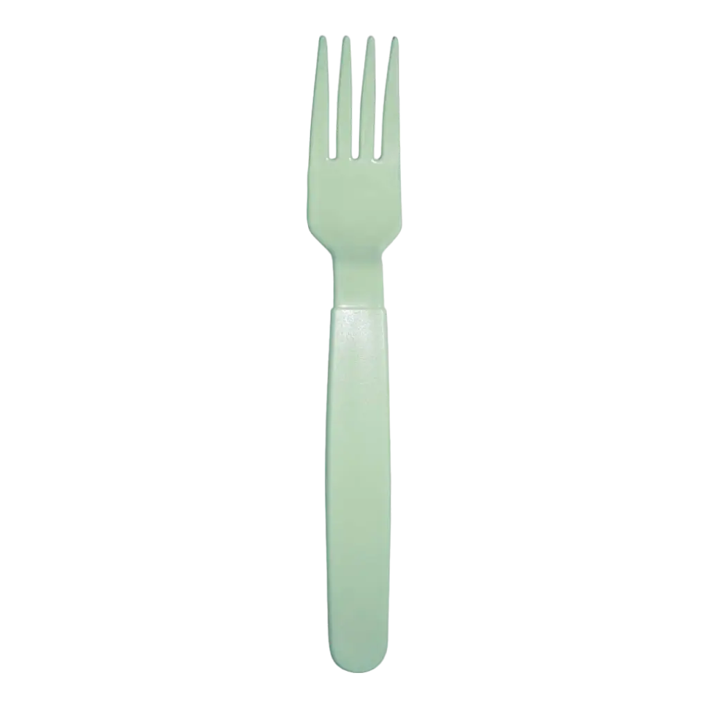 Unbreakable PP Pastel Green Fork - Set of 6