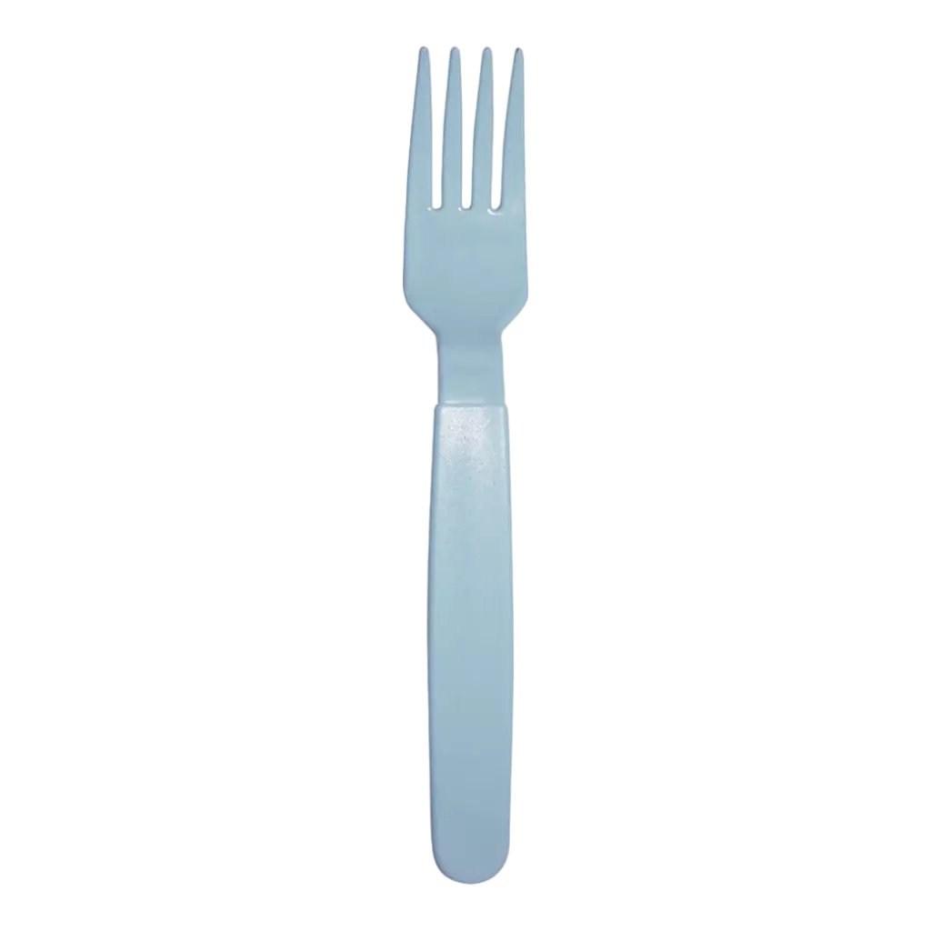 Unbreakable PP Pastel Blue Fork - Set of 6