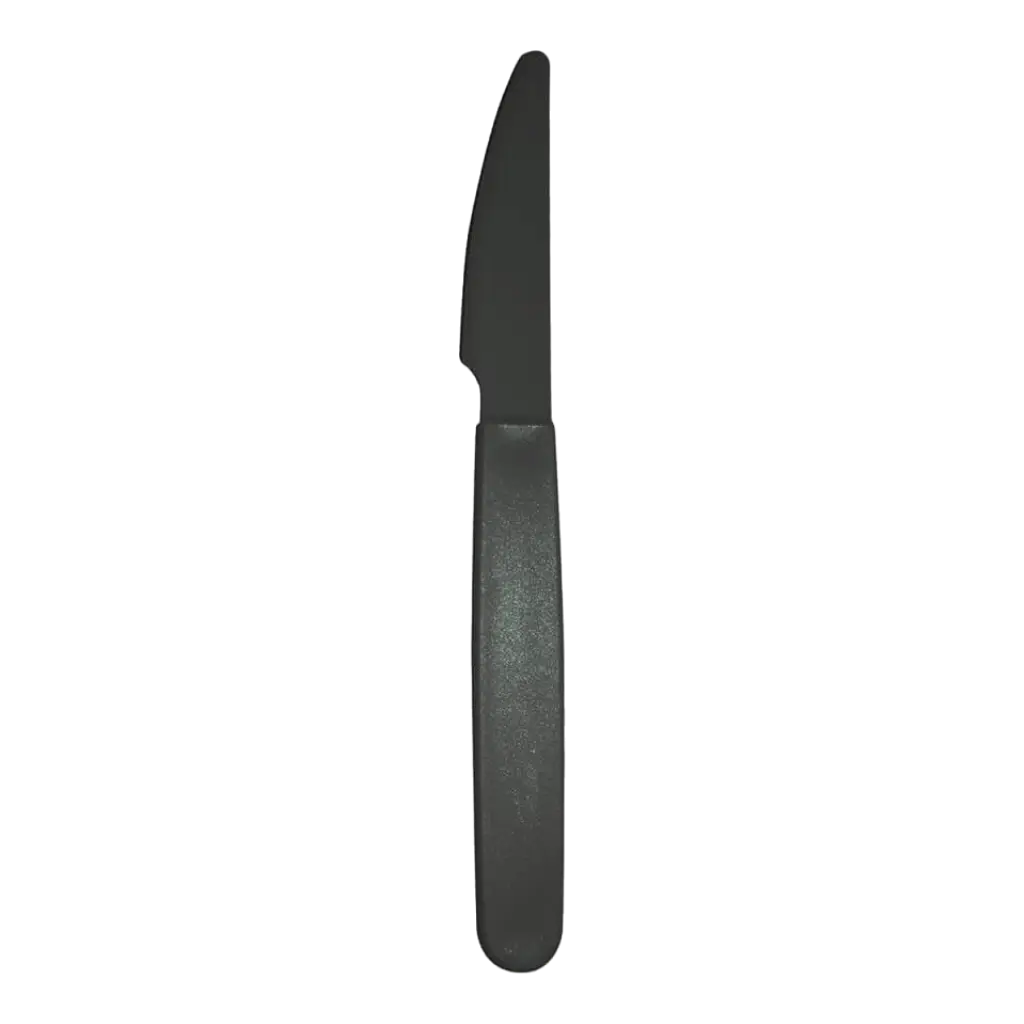 Unbreakable PP Anthracite Grey knife - Set of 6