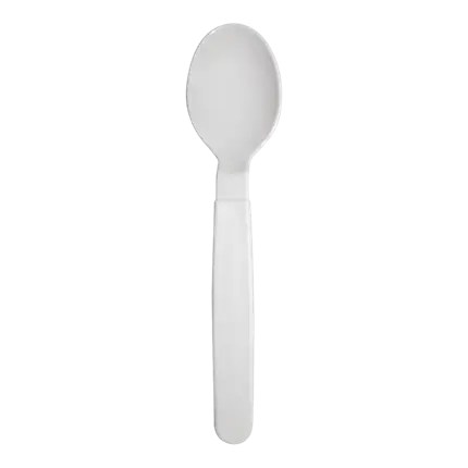 Unbreakable spoon PP White - Set of 6