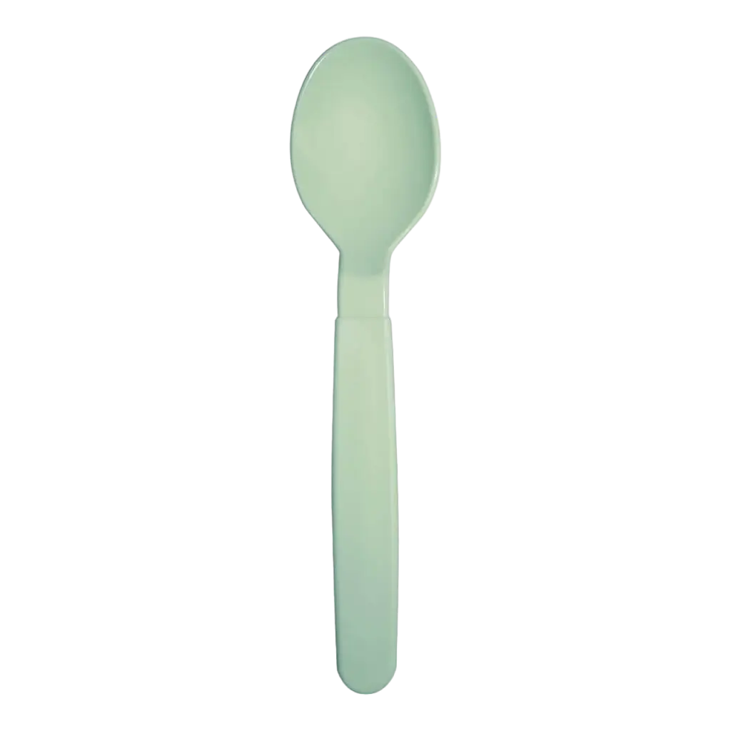 Unbreakable PP Pastel Green Spoon - Set of 6