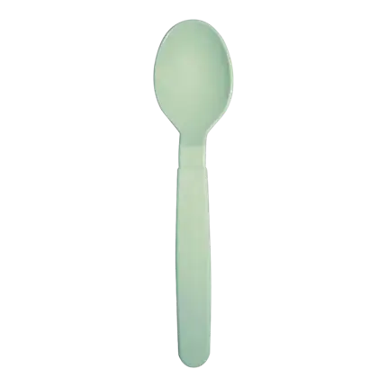 Unbreakable PP Pastel Green Spoon - Set of 6