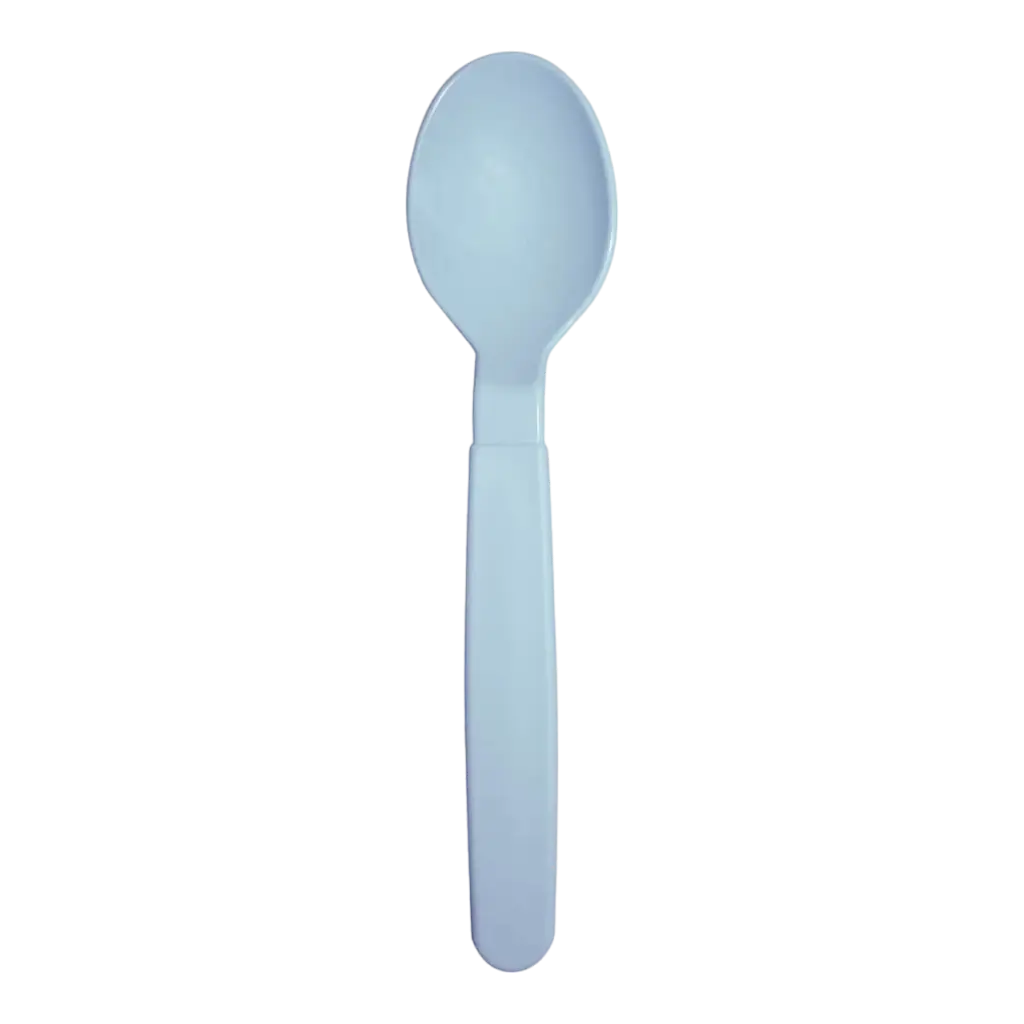 Unbreakable PP Pastel Blue Spoon - Set of 6