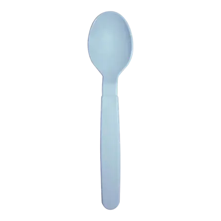 Unbreakable PP Pastel Blue Spoon - Set of 6