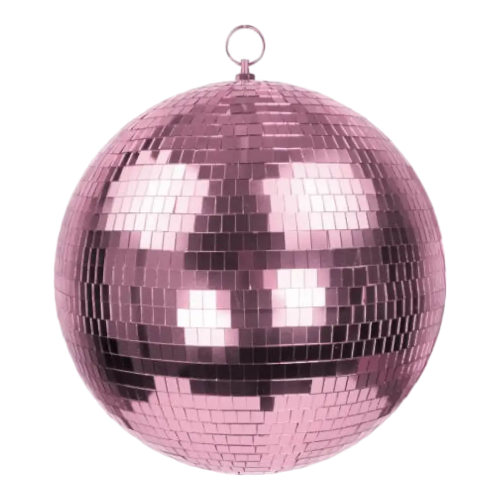 Pink Disco Ball - 20cm