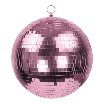 Pink Disco Ball - 20cm