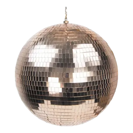 Rose Gold Disco Face Ball - 30cm
