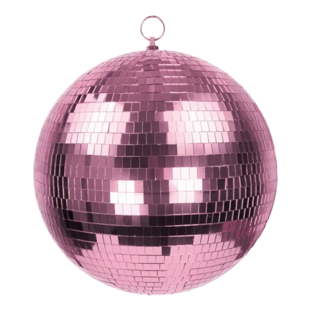 Pink Disco Face Ball - 30cm