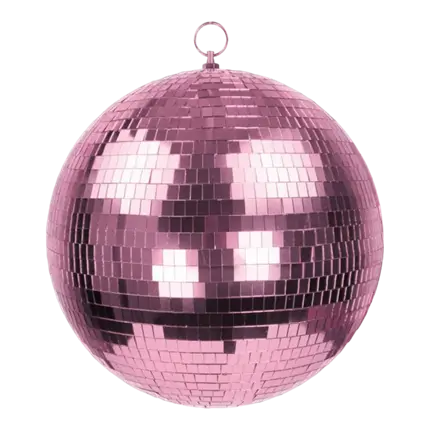 Pink Disco Face Ball - 30cm