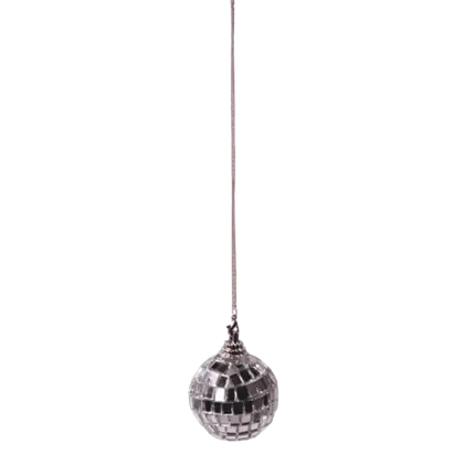 Disco Faceted Ball Pendant