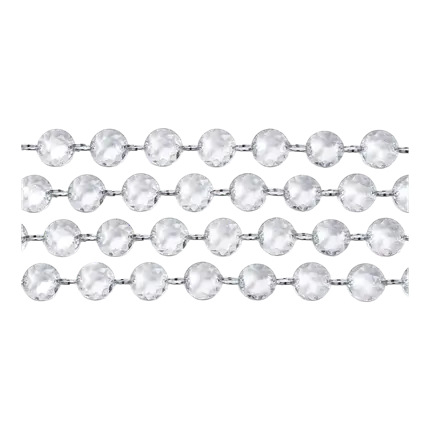 Transparent Crystal Garland - 1m