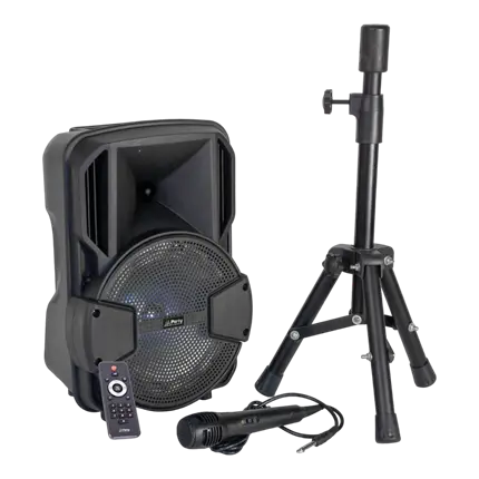 PARTY-MOBILE8 Light & Sound speaker with stand and microphone