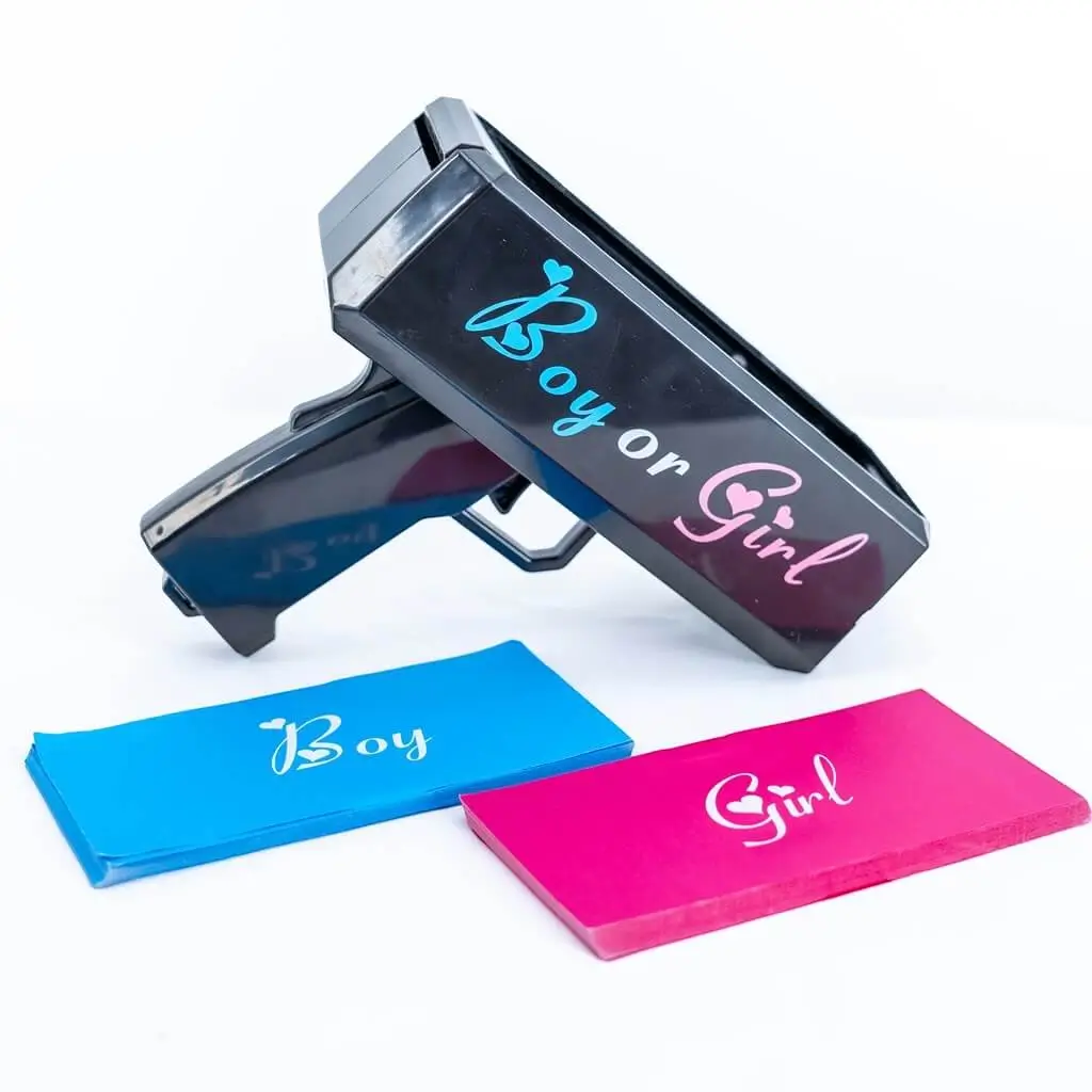 Boy or Girl Ticket Gun - 100 Fake Tickets Included