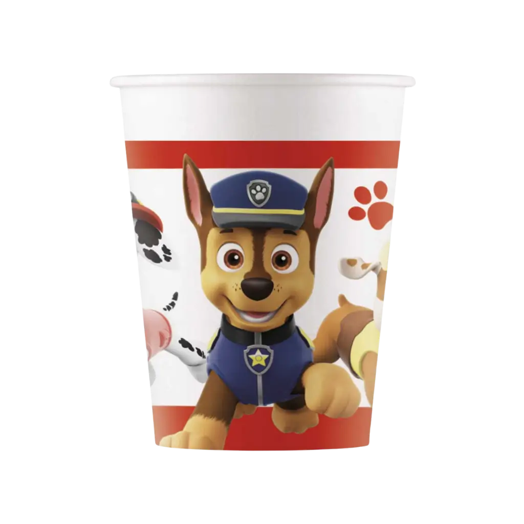 Pat'Patrouille paper cup - 25cl - Set of 8