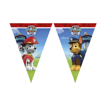 Pat'Patrouille pennant garland