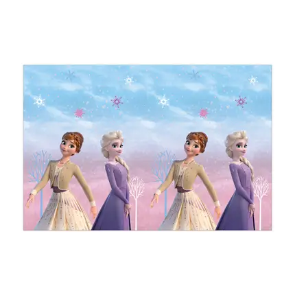 Snow Queen plastic tablecloth