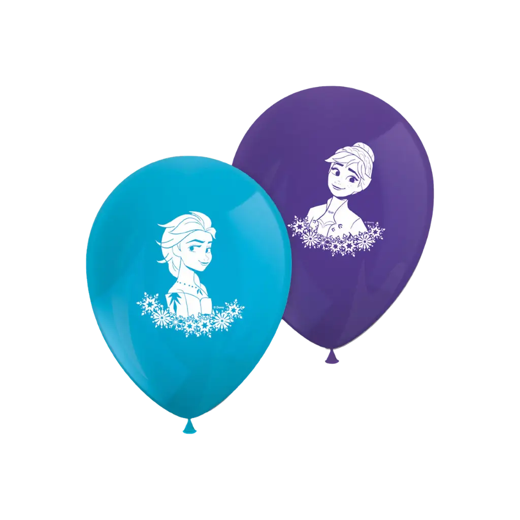 Snow Queen Balloon - Set of 8