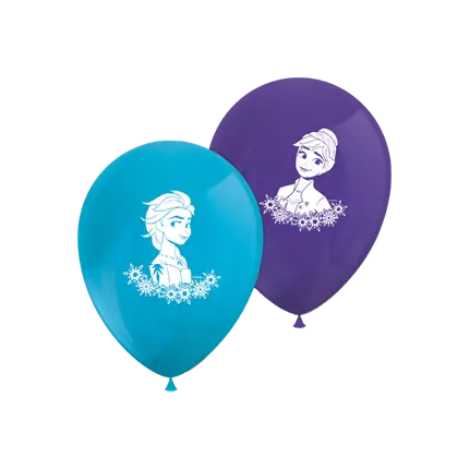 Snow Queen Balloon - Set of 8