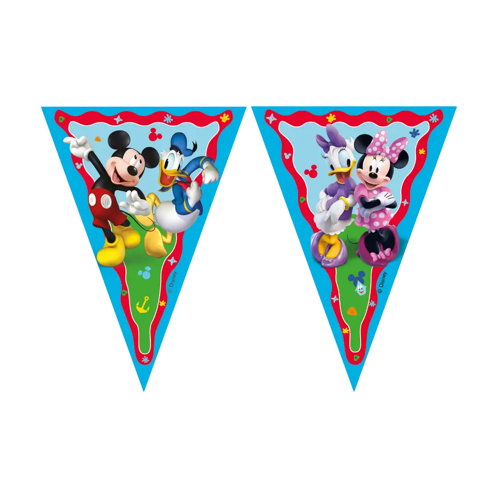 Mickey Mouse pennant garland