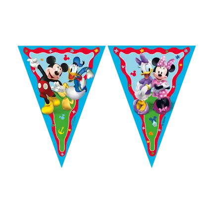 Mickey Mouse pennant garland