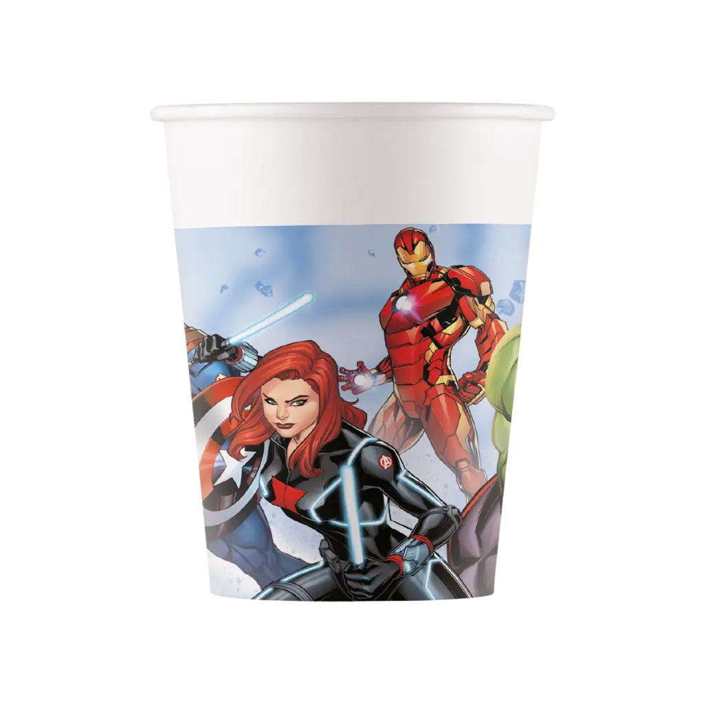 Avengers paper cup - 25cl - Set of 8