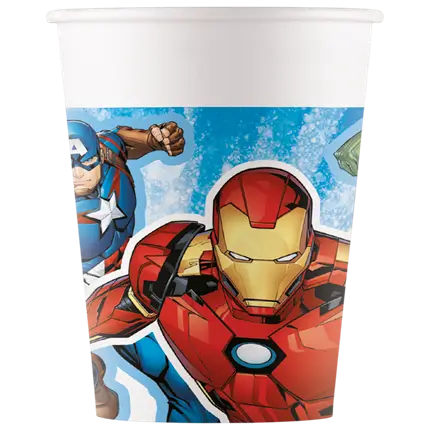 Avengers paper cup - 25cl - Set of 8