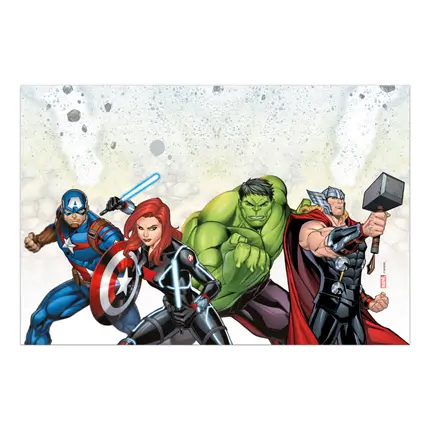 Avengers plastic tablecloth