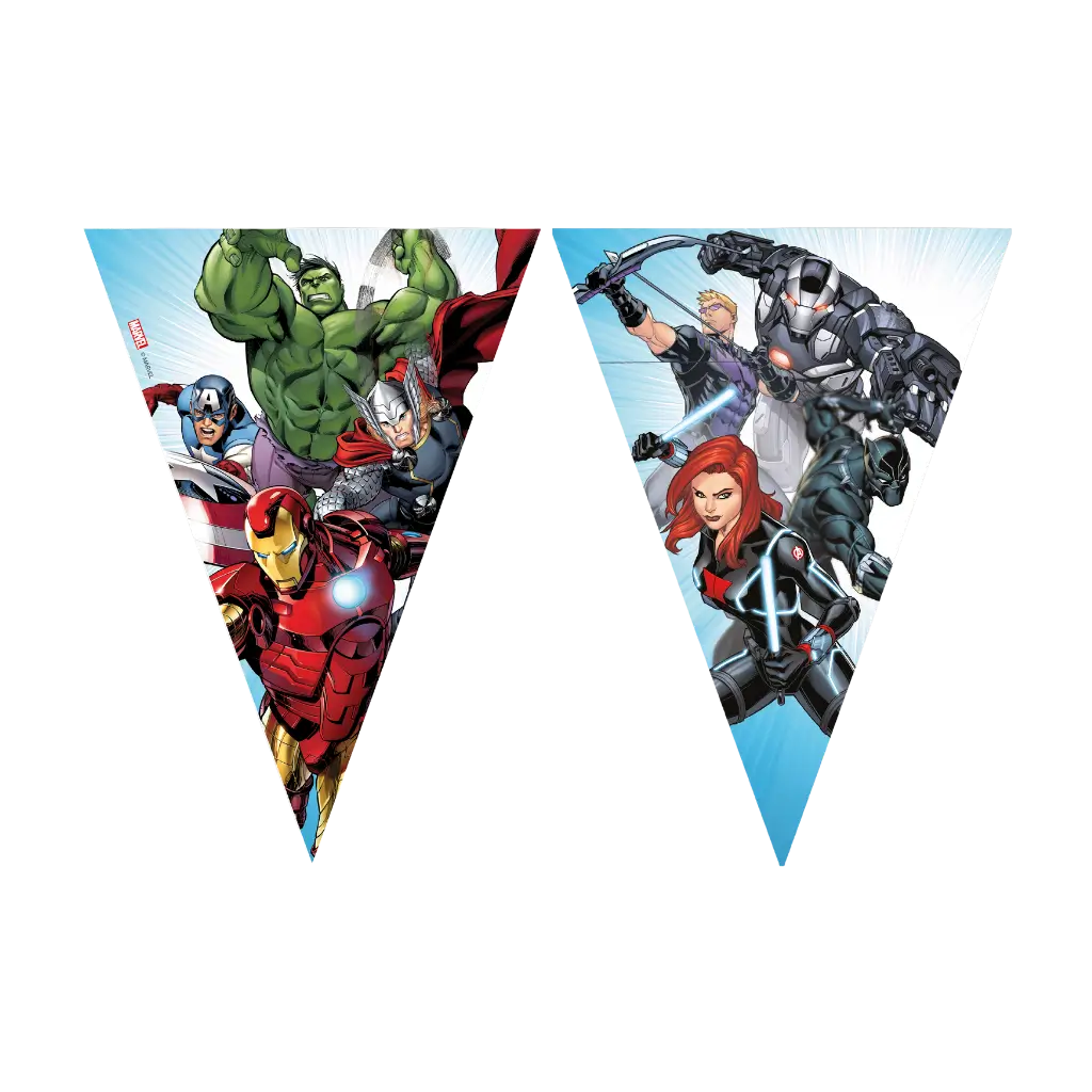 Avengers pennant banner