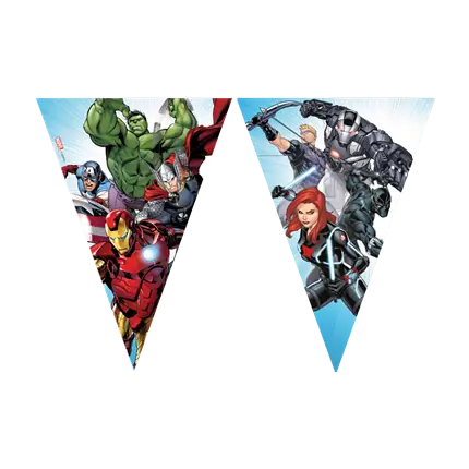 Avengers pennant banner