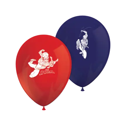 Spiderman balloon - Set of 8
